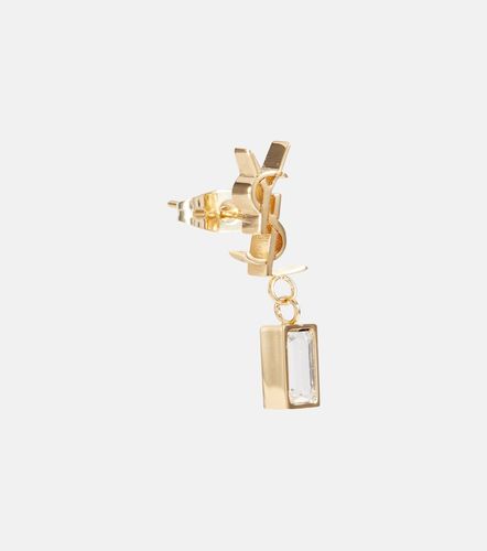 Orecchino singolo YSL con strass - Saint Laurent - Modalova