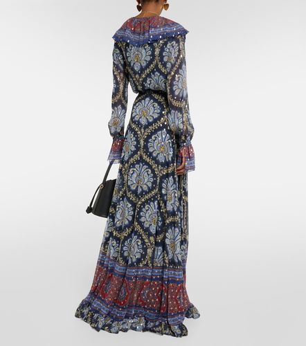 Gonna lunga in seta jacquard paisley - Etro - Modalova