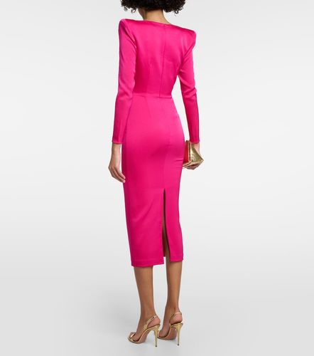 Vestido midi de crepé satén - Alex Perry - Modalova