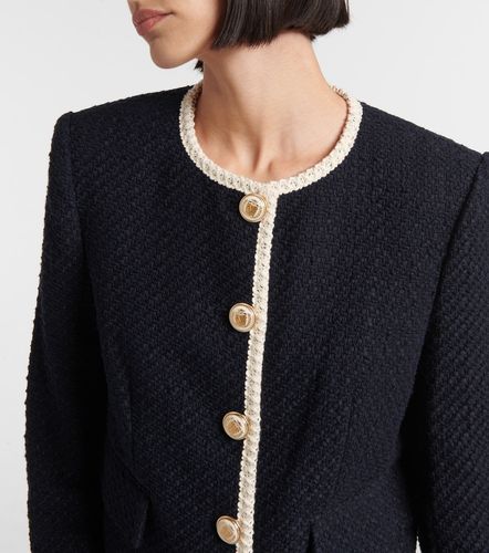Giacca cropped Mabel in tweed - Veronica Beard - Modalova