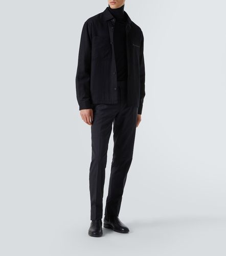 Zegna Giacca camicia in lana - Zegna - Modalova