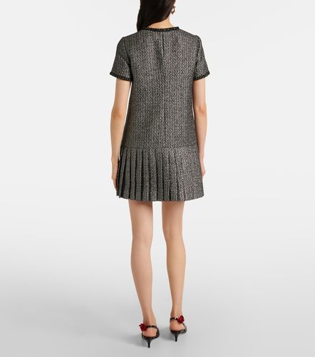 Pleated boucle minidress - Self-Portrait - Modalova