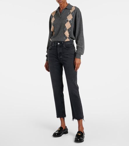 Jeans regular Riley cropped a vita alta - Agolde - Modalova