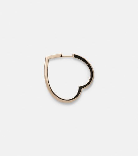 Pendiente de aro único Antifer Heart Large de oro rosa con diamantes - Repossi - Modalova