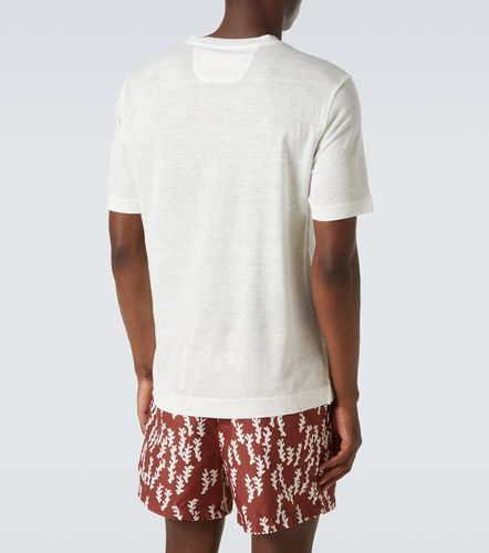 Zegna Linen T-shirt - Zegna - Modalova