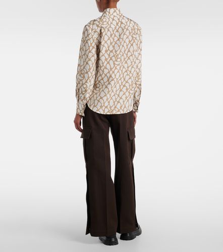Burberry Camicia in seta con stampa - Burberry - Modalova