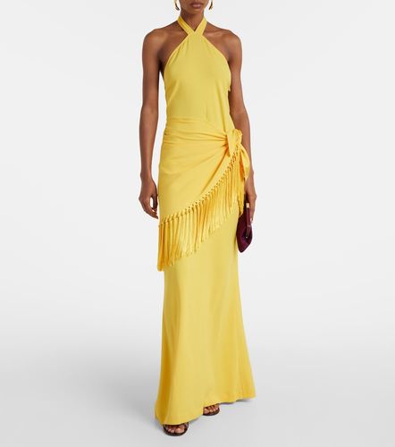 Meteora open-back crepe cady gown - Taller Marmo - Modalova