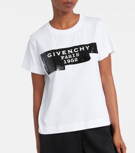 Camiseta de jersey de algodón estampada - Givenchy - Modalova