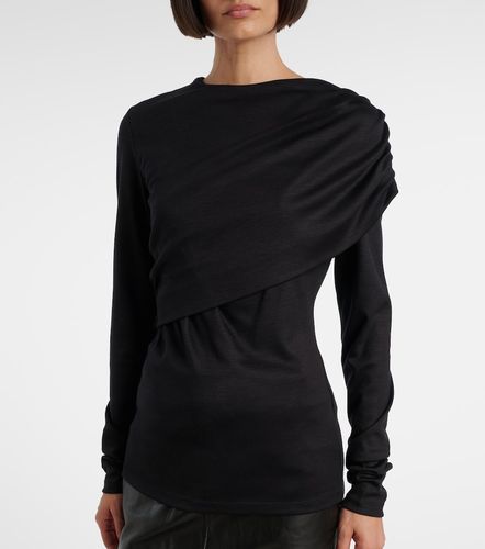 Asna draped virgin wool top - Isabel Marant - Modalova