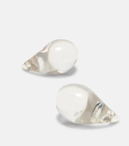 Pendientes Drop de plata de ley - Bottega Veneta - Modalova