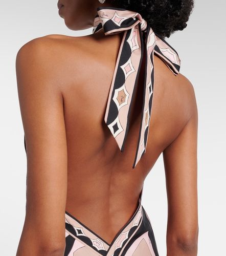Vestido midi Labirinto de sarga de seda - Pucci - Modalova