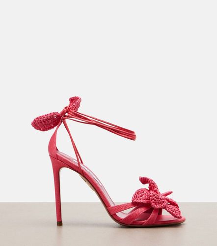 Aquazzura Calypso raffia sandals - Aquazzura - Modalova