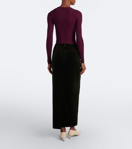 Falda larga de terciopelo de algodón - Jil Sander - Modalova