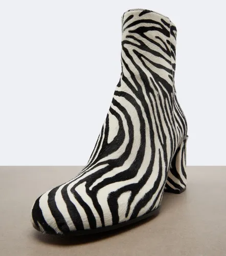 Joelle printed calf hair ankle boots - Gianvito Rossi - Modalova