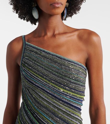 One-Shoulder-Maxikleid aus Lamé mit Pailletten - Missoni - Modalova