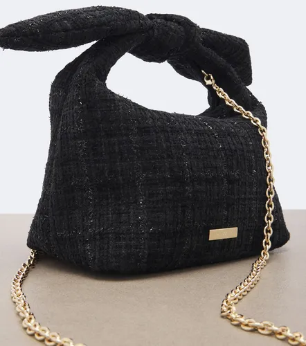 Bow Tie Mini tweed top-handle bag - Aquazzura - Modalova