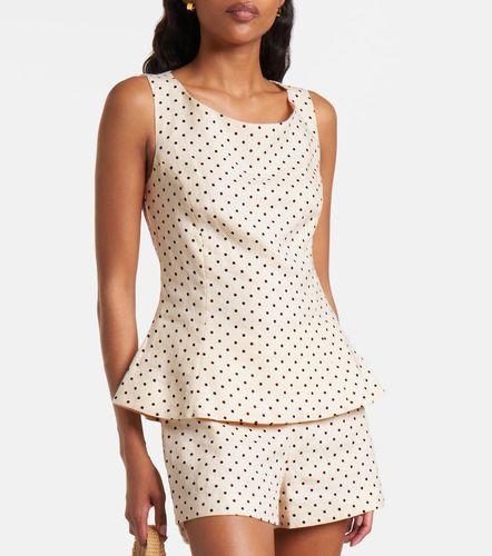 Faithfull Iria polka-dot linen top - Faithfull - Modalova