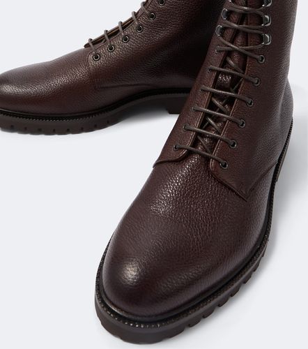 Leather lace-up boots - Brunello Cucinelli - Modalova
