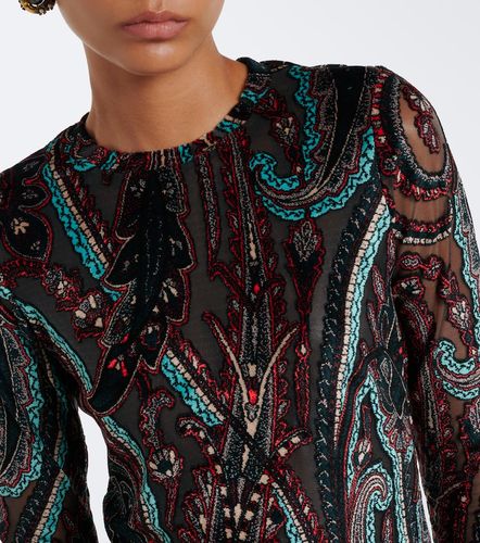 Etro Patch-applique paisley top - Etro - Modalova