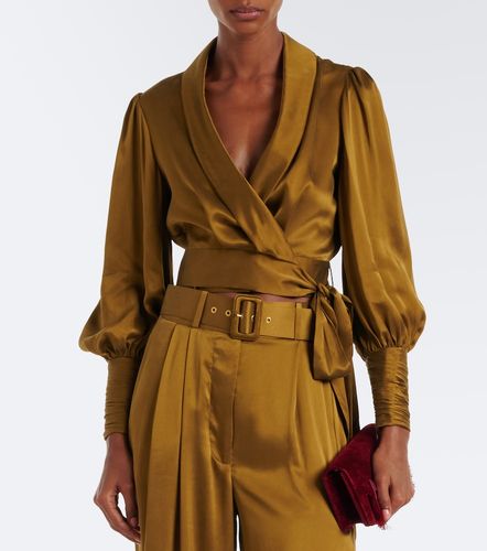 Zimmermann Top envolvente de seda - Zimmermann - Modalova