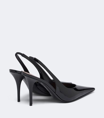 Slingback-Pumps Anok aus Lackleder - Amina Muaddi - Modalova