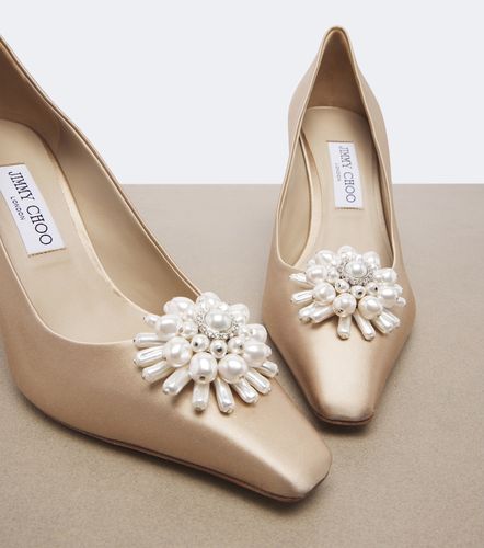 Ines embellished satin pumps - Jimmy Choo - Modalova