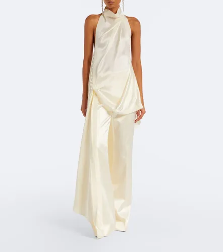 Bridal Maude silk crepe back satin top - Danielle Frankel - Modalova