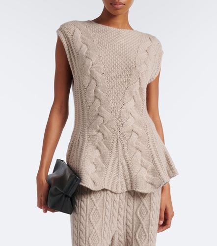 Top trenzado Signy de cachemir con peplum - Lisa Yang - Modalova