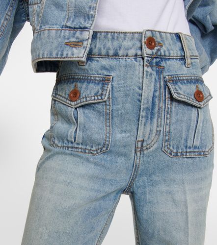 Raie cropped flared jeans - Zimmermann - Modalova