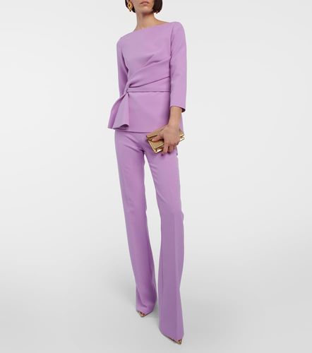 Alexa high-rise flared crepe pants - Safiyaa - Modalova