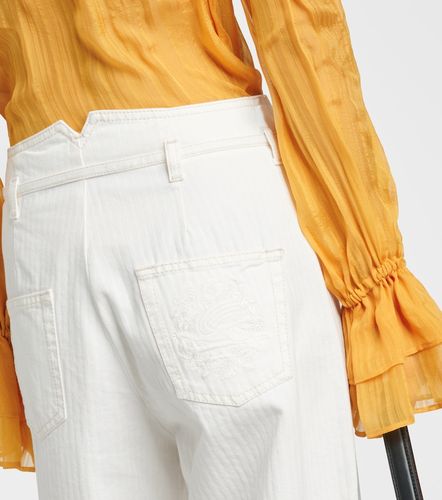 Jeans a gamba larga e vita alta - Etro - Modalova