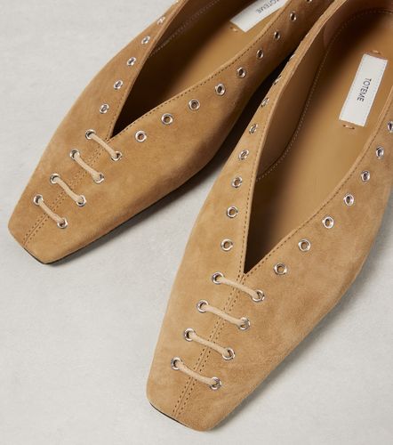 Toteme Suede ballet flats - Toteme - Modalova