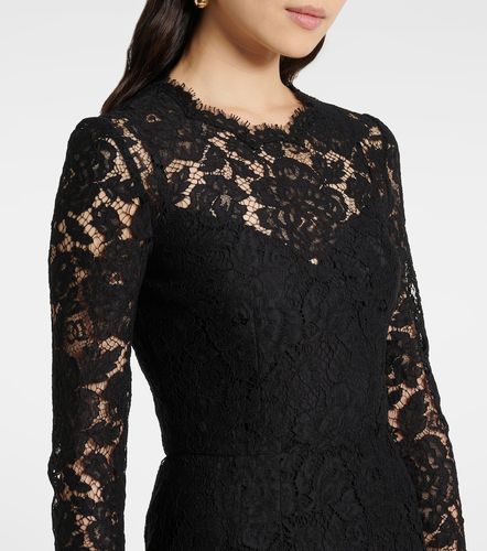 Dolce&Gabbana DG lace midi dress - Dolce&Gabbana - Modalova