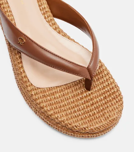 Sandali espadrillas Tahiti in pelle - Gianvito Rossi - Modalova