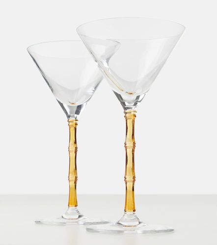 Set di 2 bicchieri da Martini Bamboo - La DoubleJ - Modalova