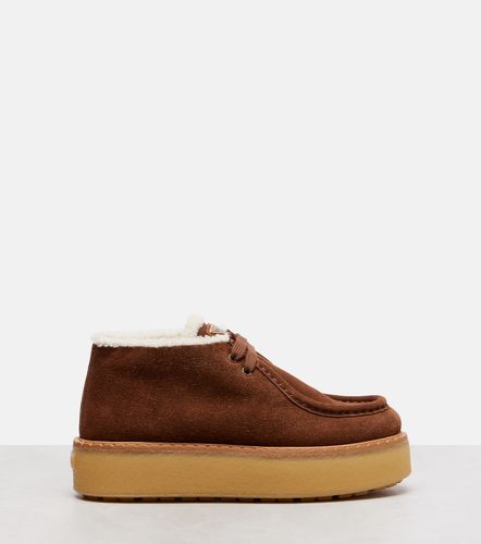 Botas desert con plataforma de ante - Prada - Modalova