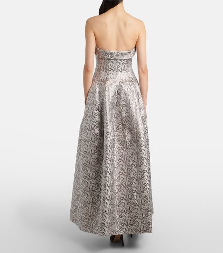 Metallic-effect bustier gown - Simkhai - Modalova