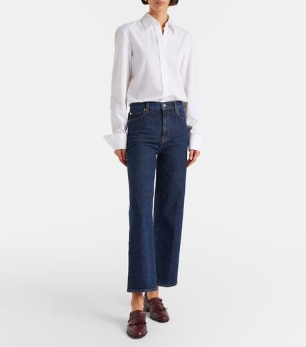 Jeans cropped a gamba larga e vita alta - Frame - Modalova