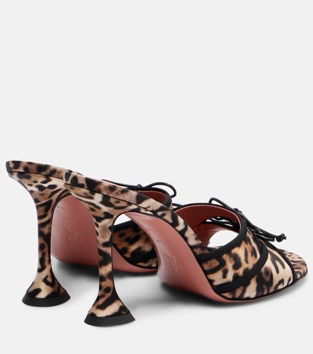 Eleonora leopard-print mules - Amina Muaddi - Modalova