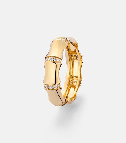 Bamboo Resort 14kt ring with diamonds - Stone and Strand - Modalova