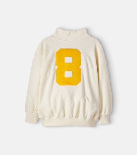 Sudadera de rizo de algodón con cremallera parcial - Mini Rodini - Modalova