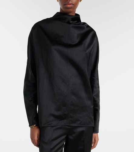 Toteme Draped satin blouse - Toteme - Modalova