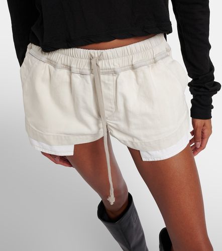 Shorts in jersey di cotone - Rick Owens - Modalova