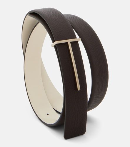 Tom Ford Slim T leather belt - Tom Ford - Modalova
