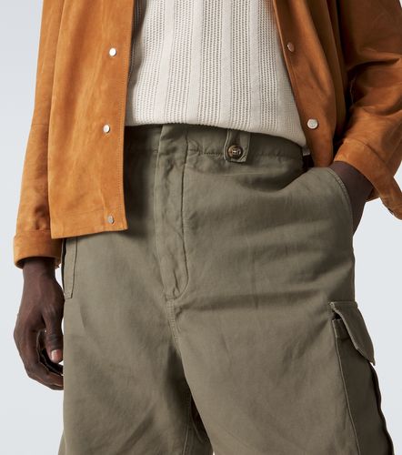 Shorts cargo in cotone e lino - Brunello Cucinelli - Modalova