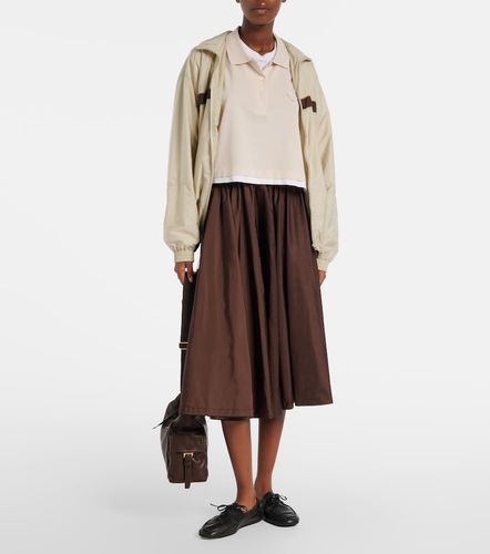 Falda midi de Re-Nylon plisada - Prada - Modalova