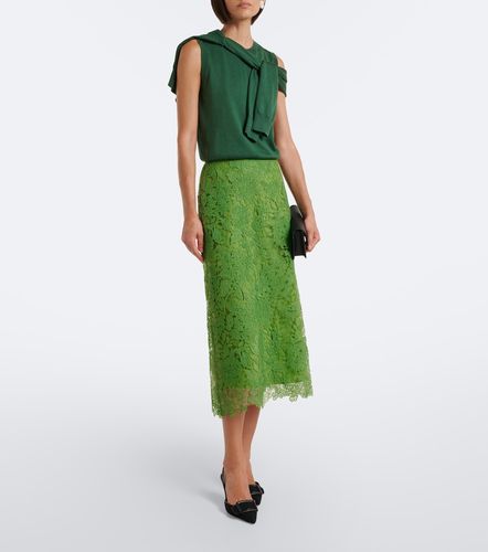Midirock aus Spitze - Carolina Herrera - Modalova