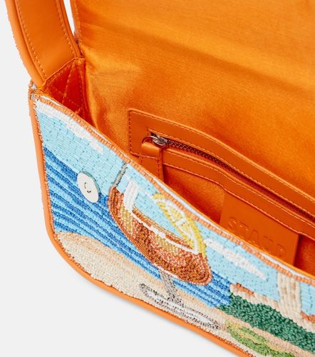 Borsa a spalla Tommy Small con perline - Staud - Modalova