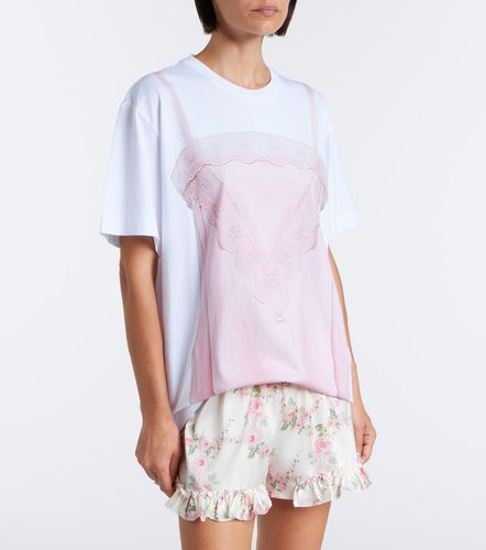 Camiseta Trompe l’œil de jersey de algodón - Simone Rocha - Modalova
