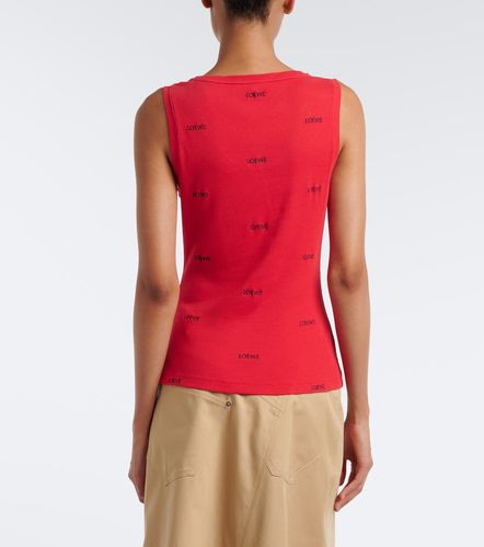 Top in cotone a coste con logo - Loewe - Modalova